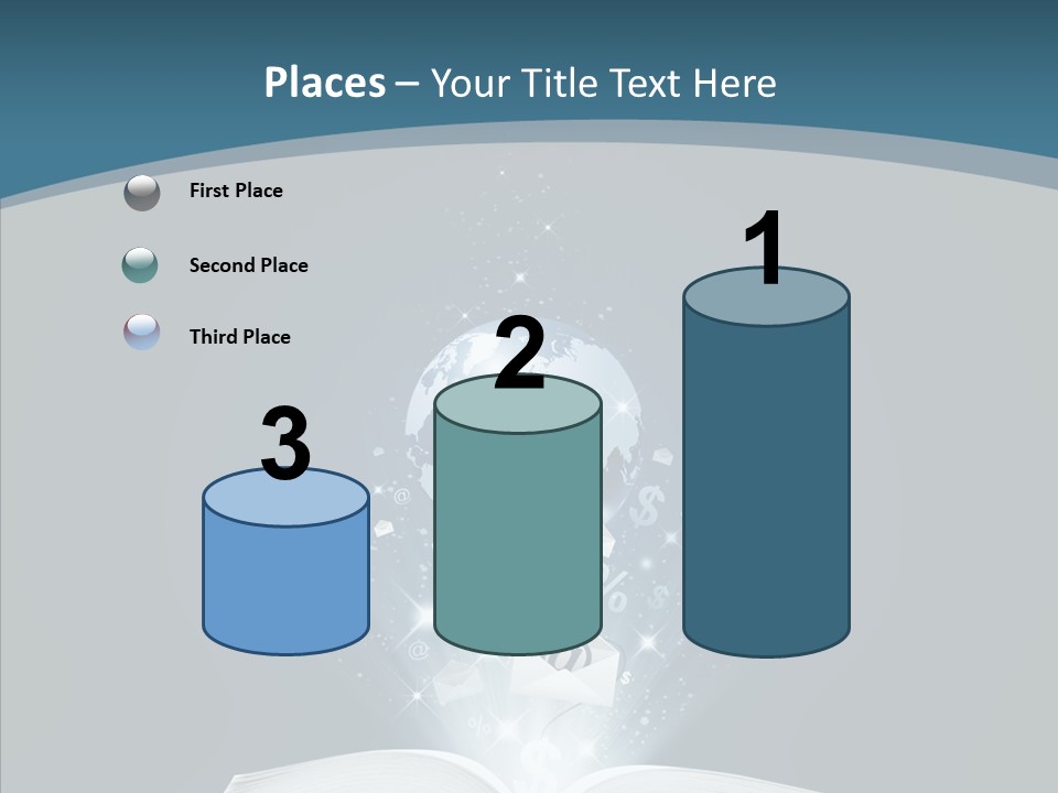 Globe Page Economy PowerPoint Template