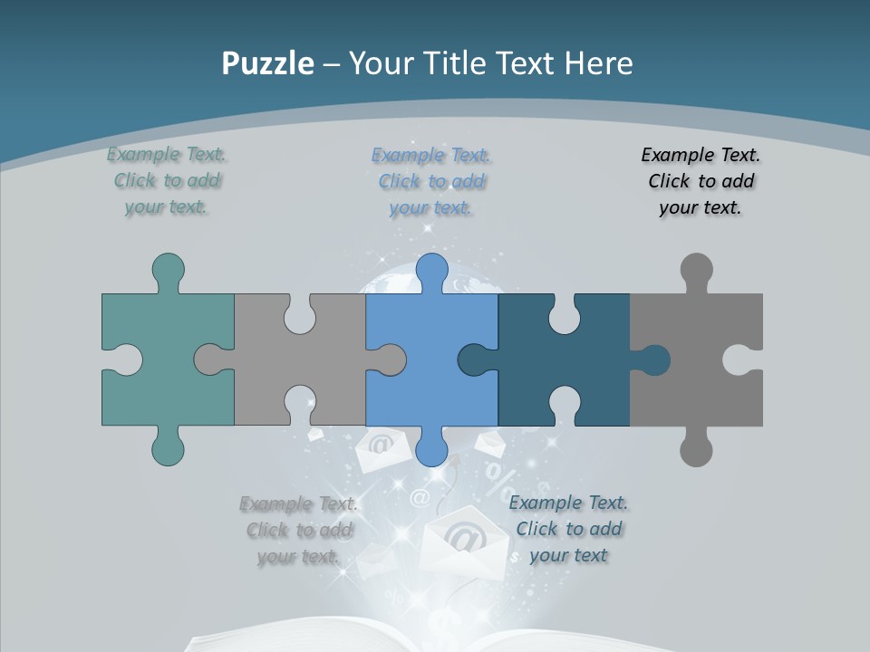 Globe Page Economy PowerPoint Template