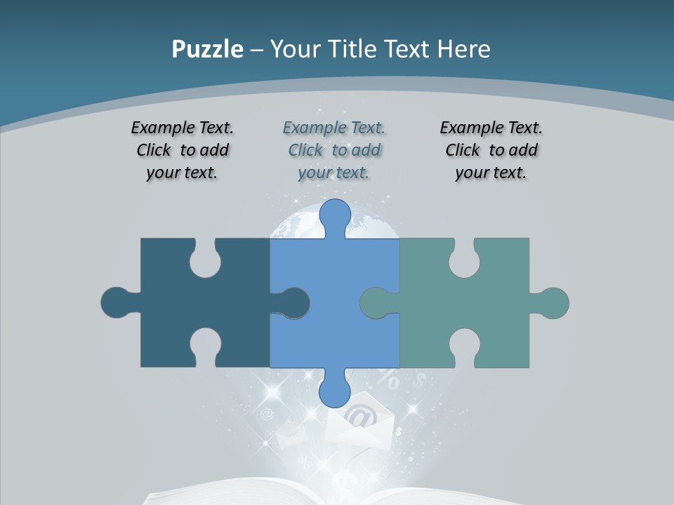 Globe Page Economy PowerPoint Template