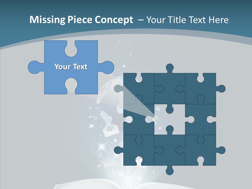 Globe Page Economy PowerPoint Template