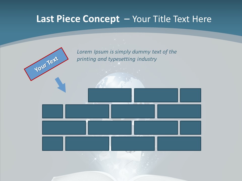Globe Page Economy PowerPoint Template