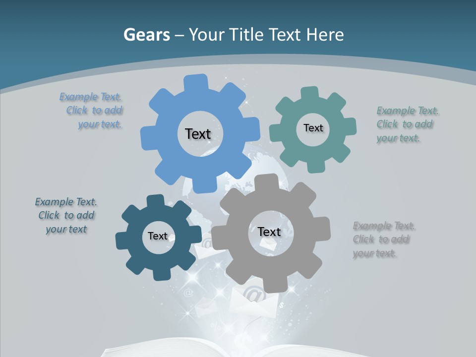 Globe Page Economy PowerPoint Template