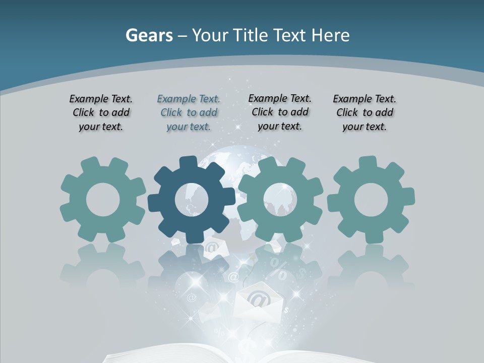 Globe Page Economy PowerPoint Template