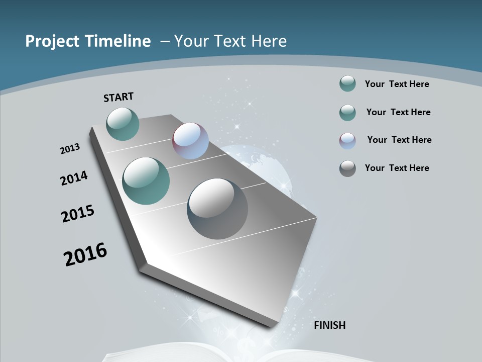 Globe Page Economy PowerPoint Template
