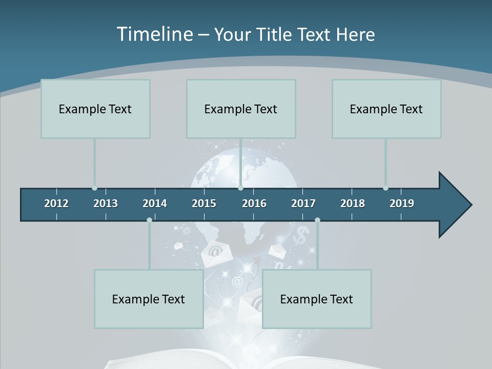 Globe Page Economy PowerPoint Template