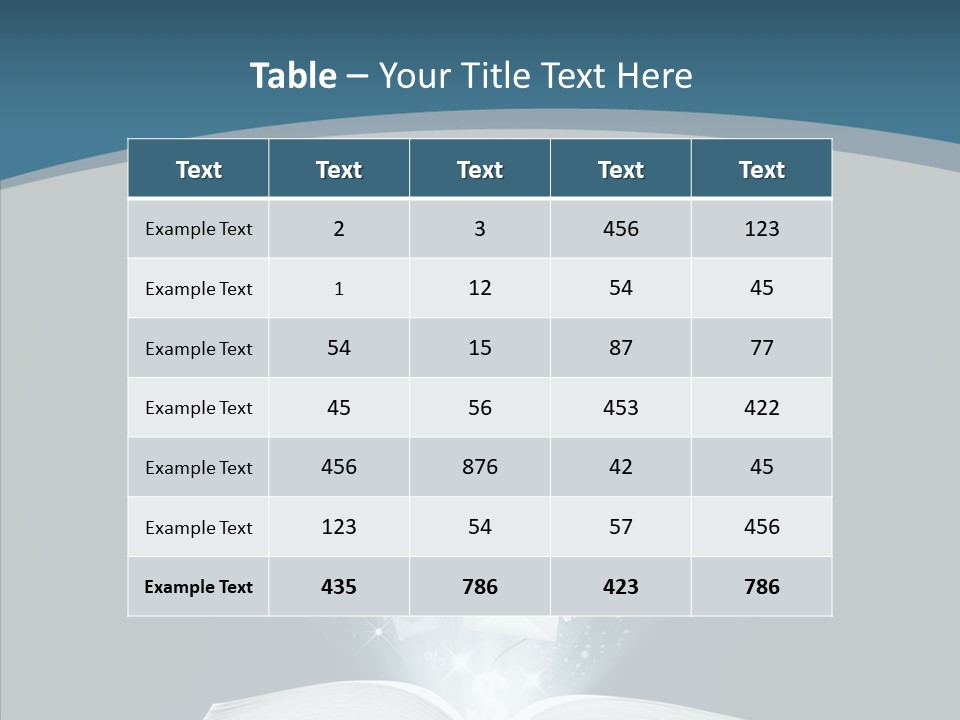 Globe Page Economy PowerPoint Template