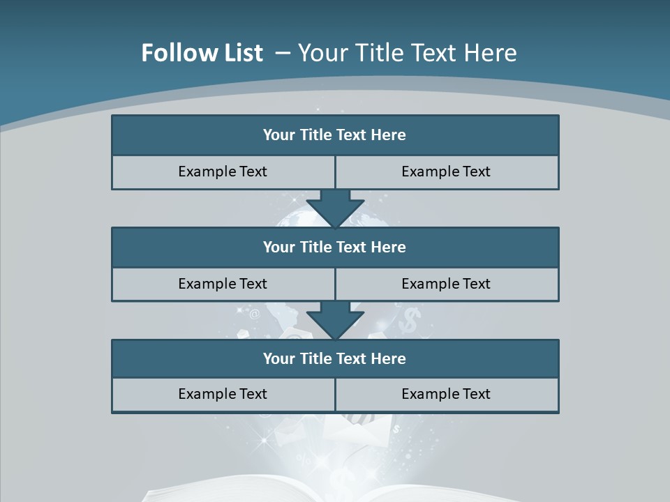Globe Page Economy PowerPoint Template