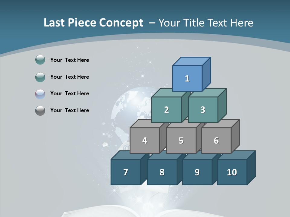 Globe Page Economy PowerPoint Template