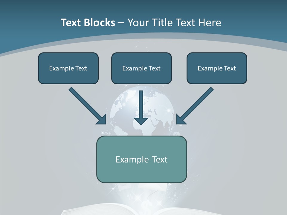 Globe Page Economy PowerPoint Template