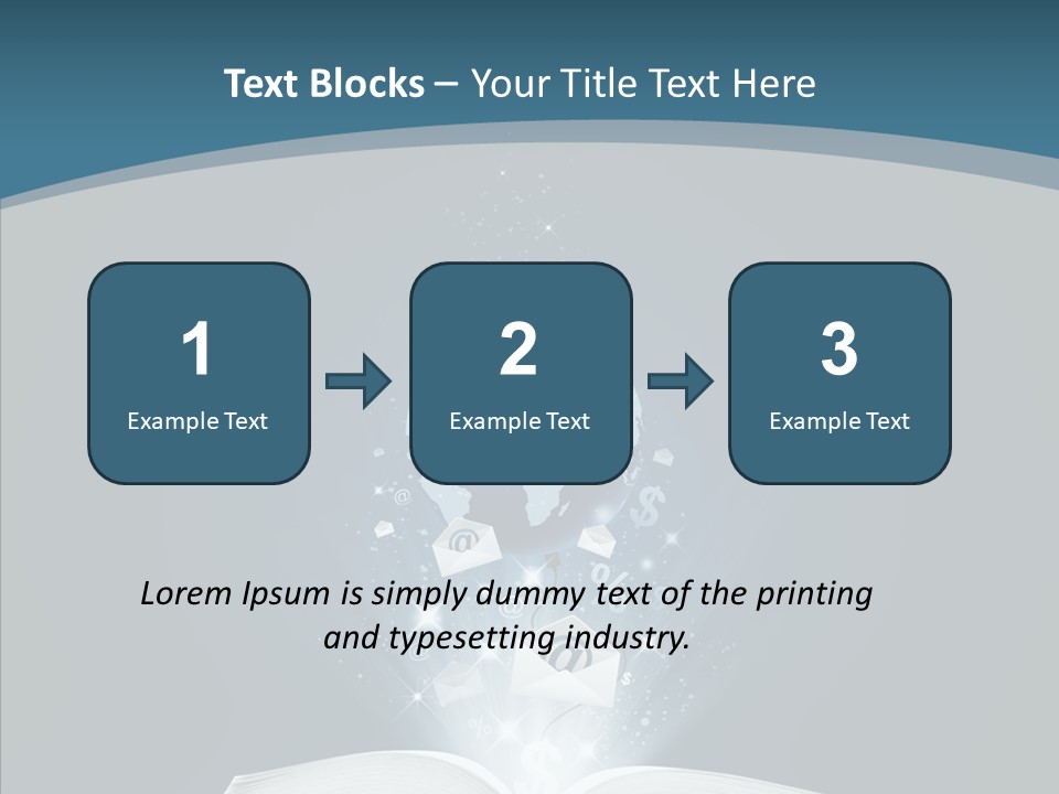 Globe Page Economy PowerPoint Template