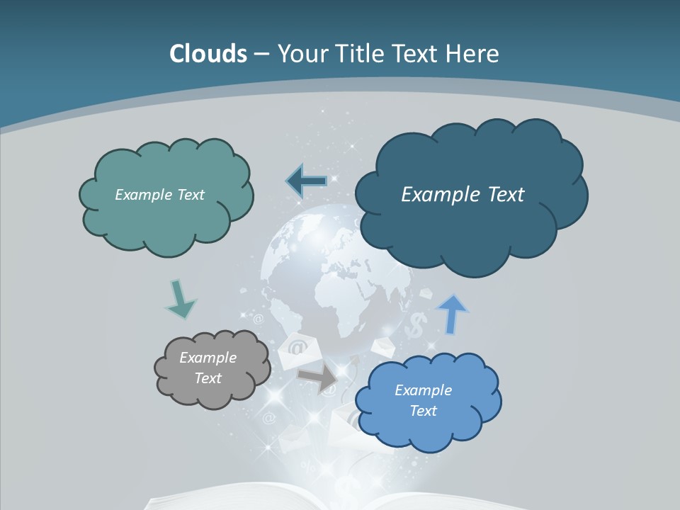 Globe Page Economy PowerPoint Template