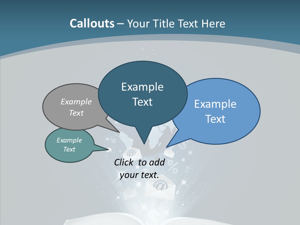 Globe Page Economy PowerPoint Template