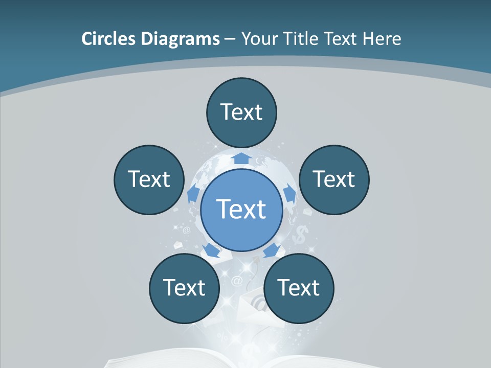 Globe Page Economy PowerPoint Template