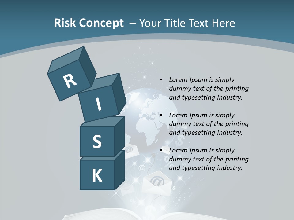 Globe Page Economy PowerPoint Template