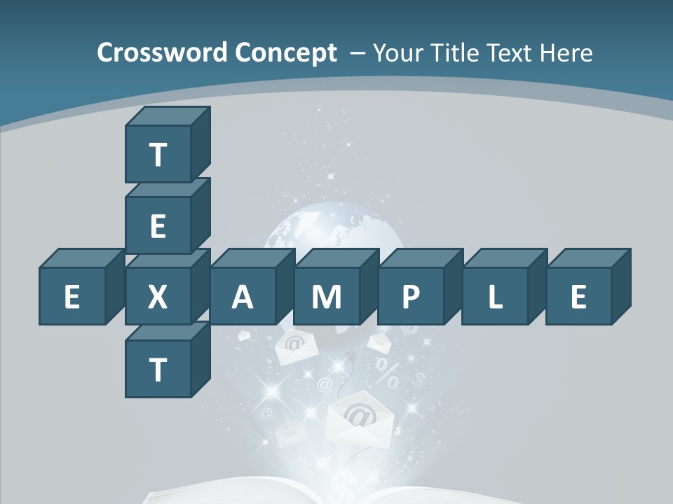 Globe Page Economy PowerPoint Template