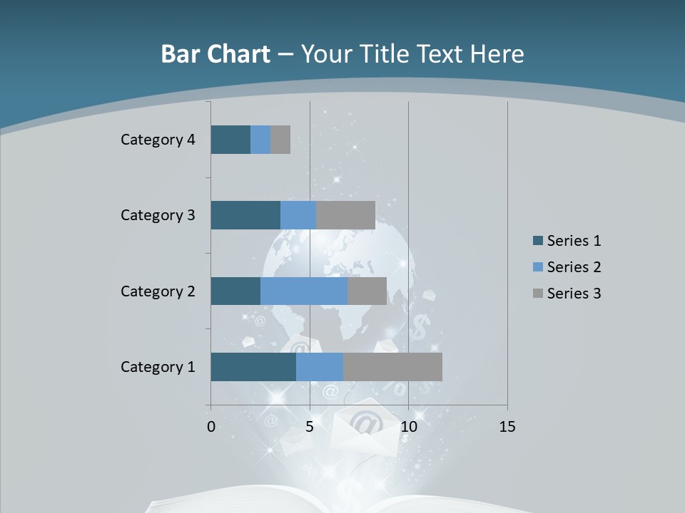 Globe Page Economy PowerPoint Template