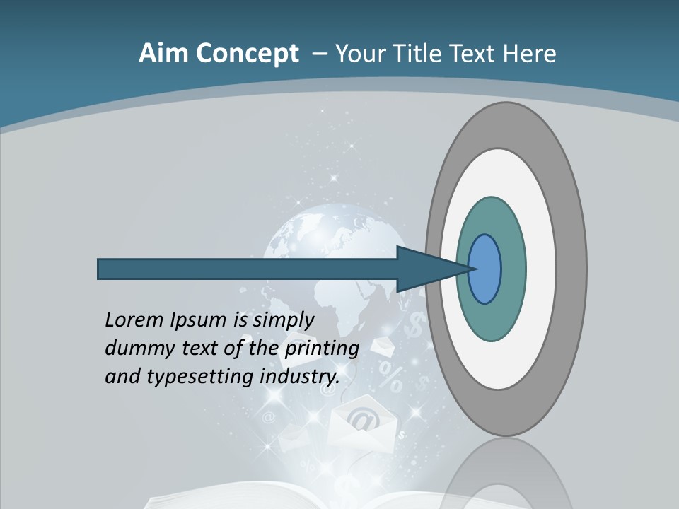 Globe Page Economy PowerPoint Template