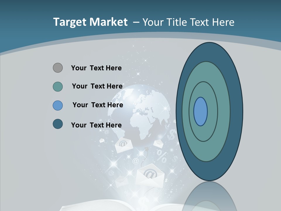 Globe Page Economy PowerPoint Template