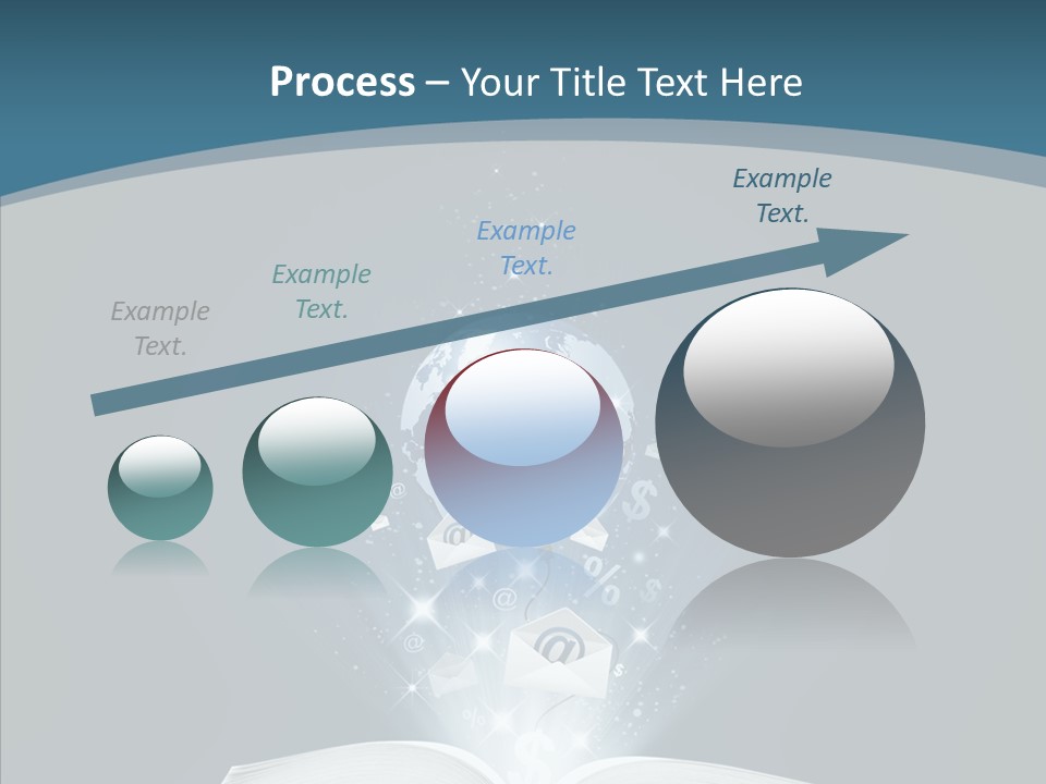 Globe Page Economy PowerPoint Template