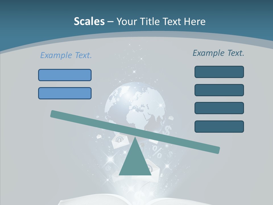 Globe Page Economy PowerPoint Template
