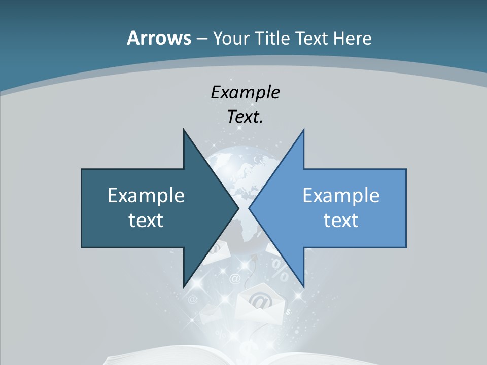 Globe Page Economy PowerPoint Template