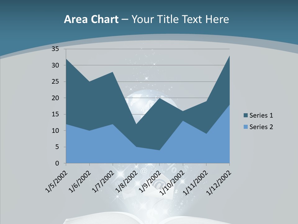 Globe Page Economy PowerPoint Template