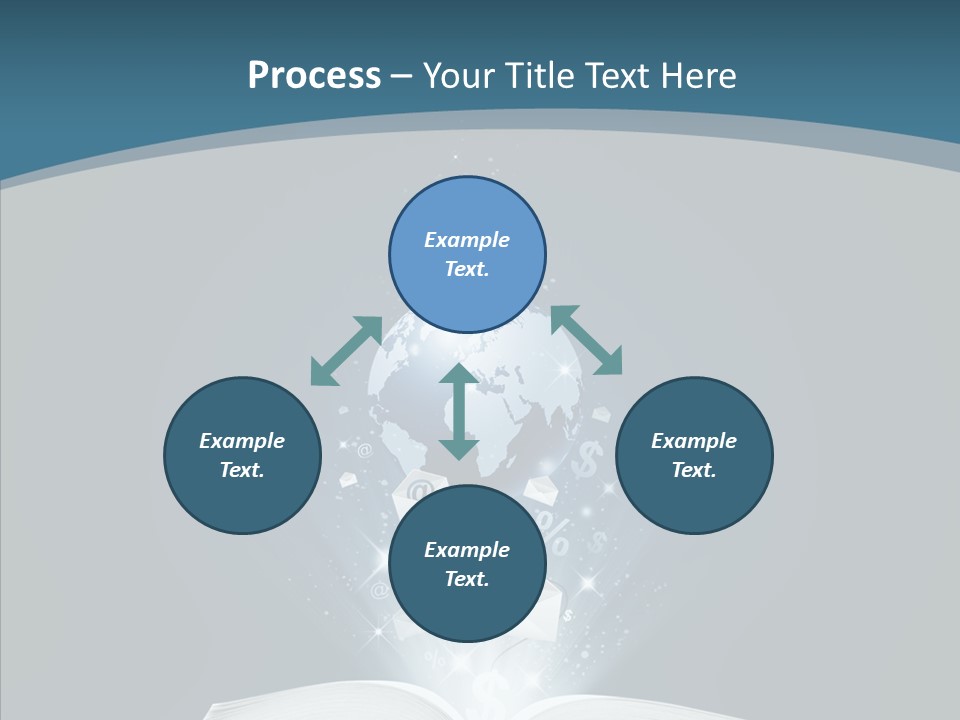 Globe Page Economy PowerPoint Template