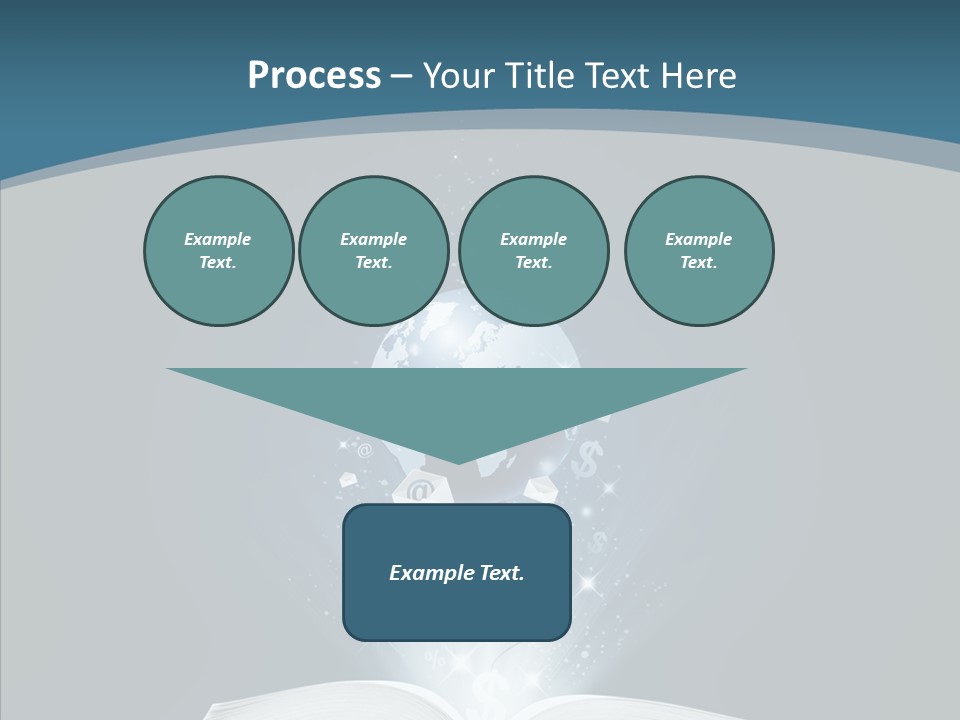 Globe Page Economy PowerPoint Template