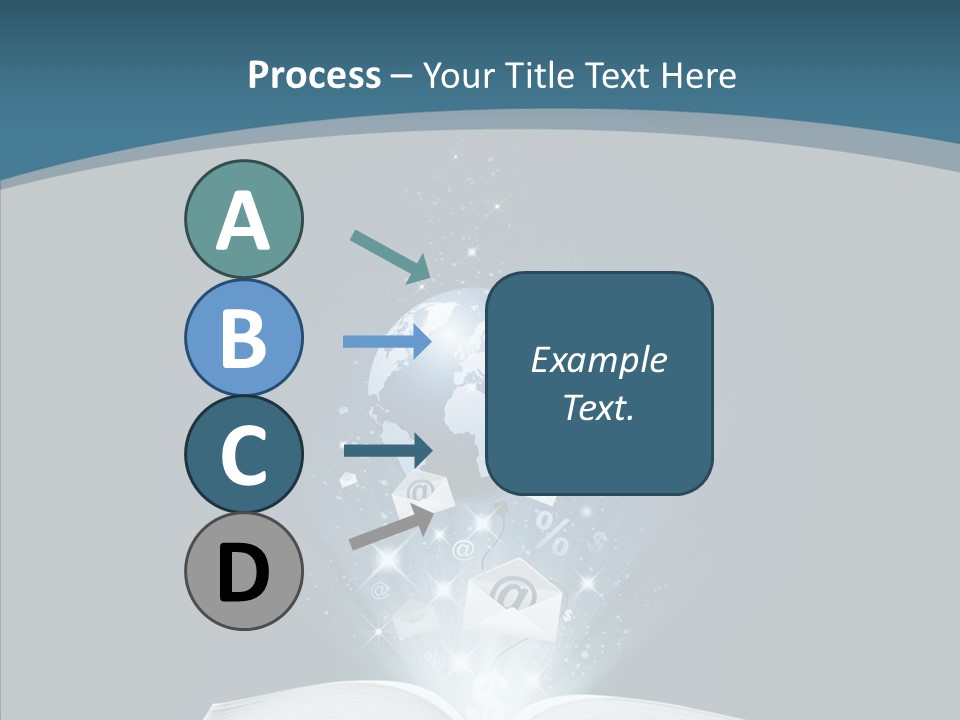 Globe Page Economy PowerPoint Template