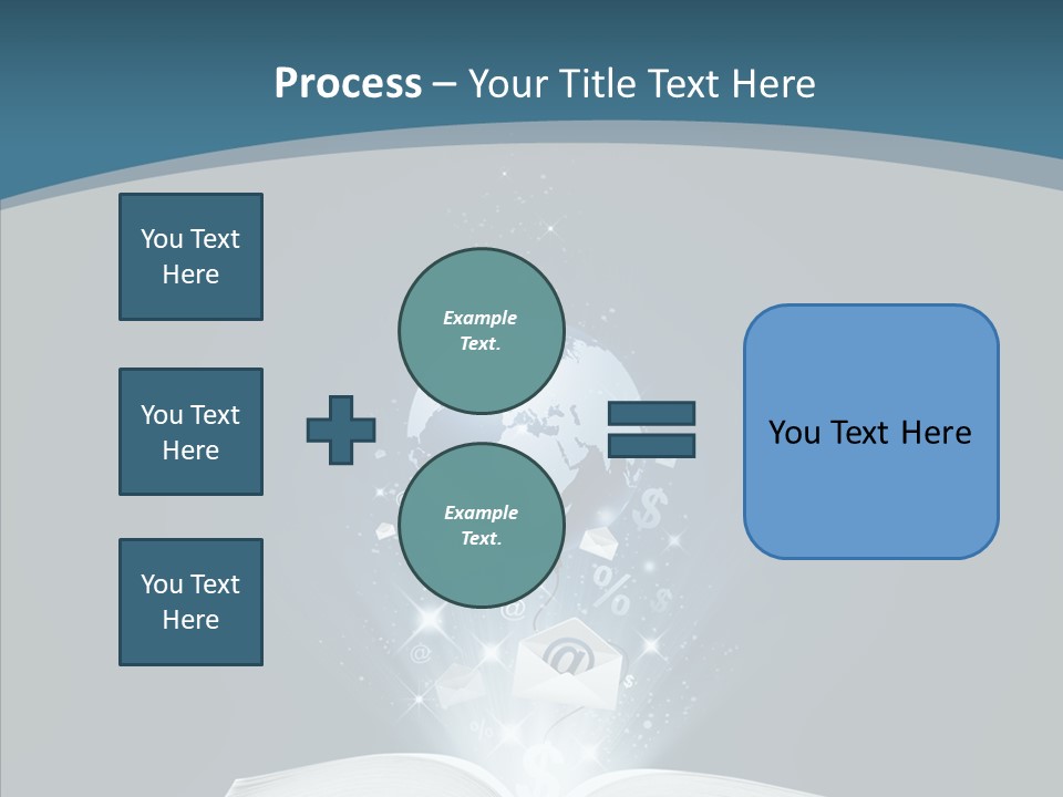Globe Page Economy PowerPoint Template