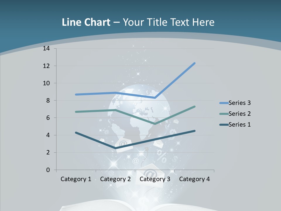Globe Page Economy PowerPoint Template