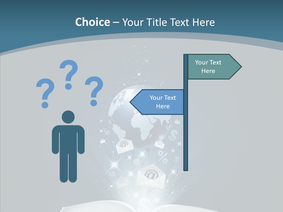 Globe Page Economy PowerPoint Template