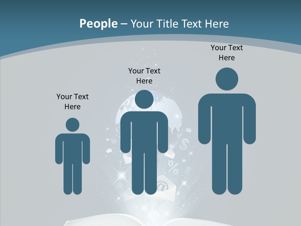 Globe Page Economy PowerPoint Template