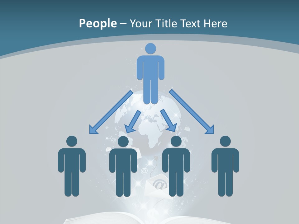 Globe Page Economy PowerPoint Template