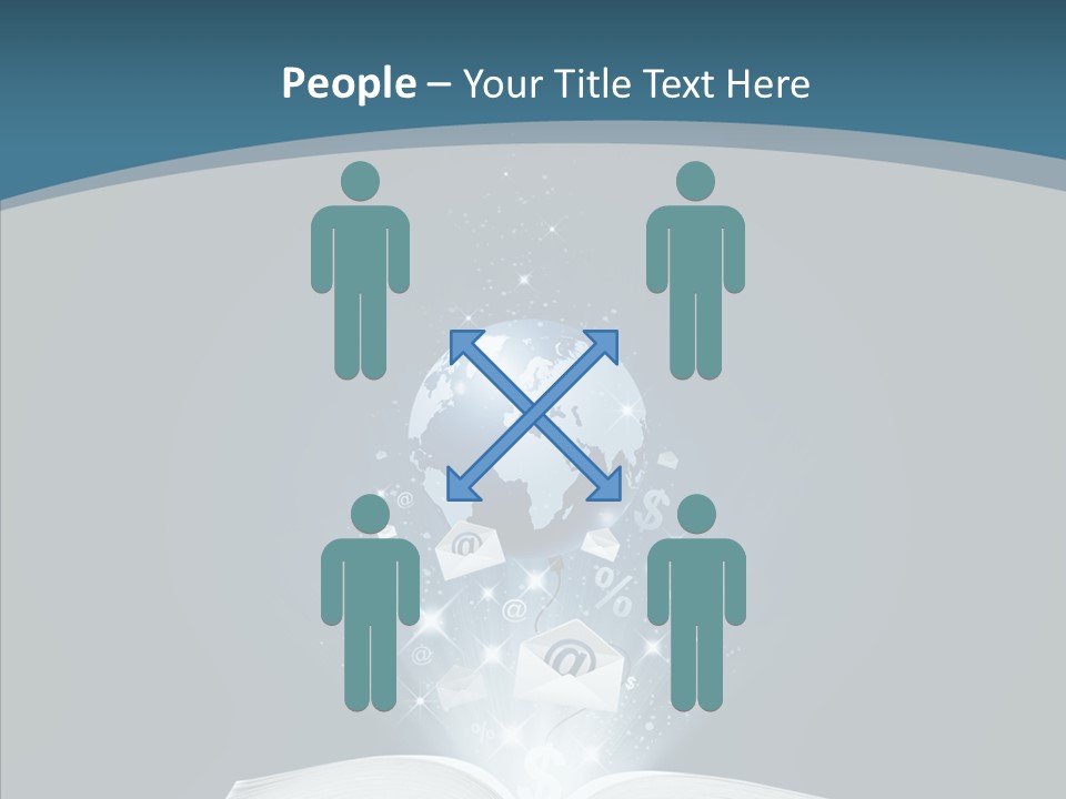 Globe Page Economy PowerPoint Template