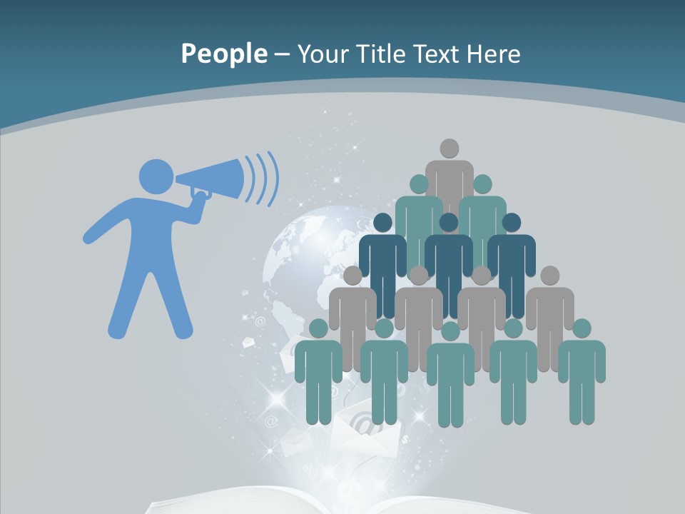 Globe Page Economy PowerPoint Template