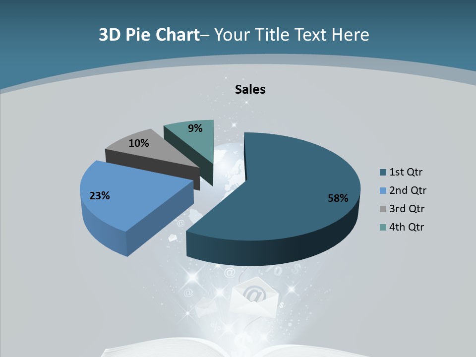Globe Page Economy PowerPoint Template