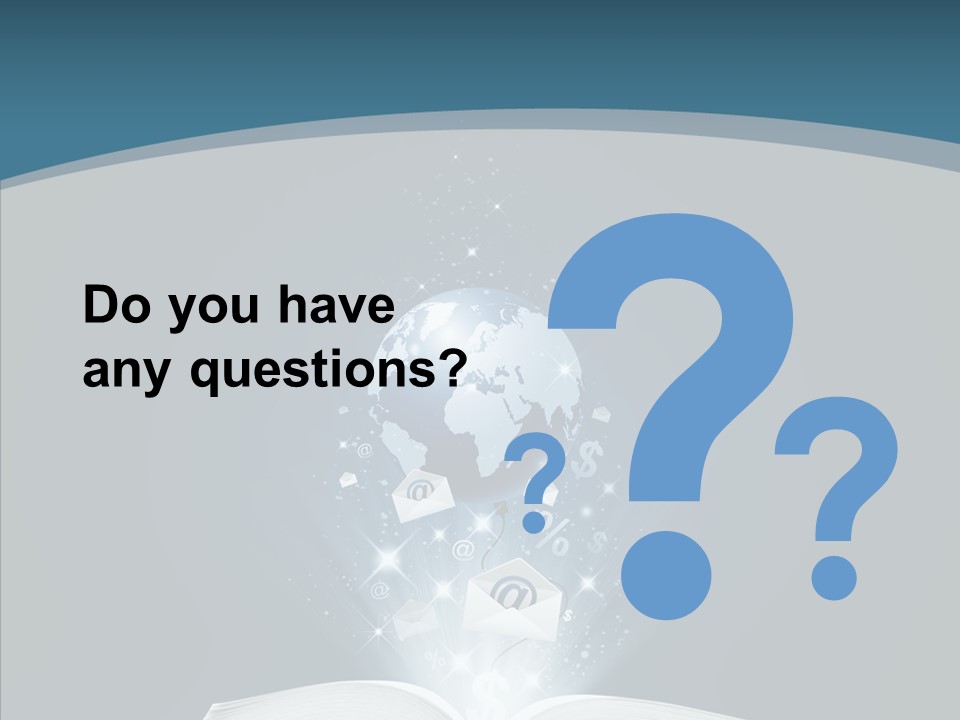 Globe Page Economy PowerPoint Template