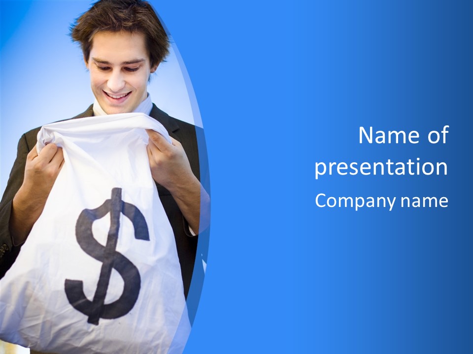 Portrait Person Capital PowerPoint Template