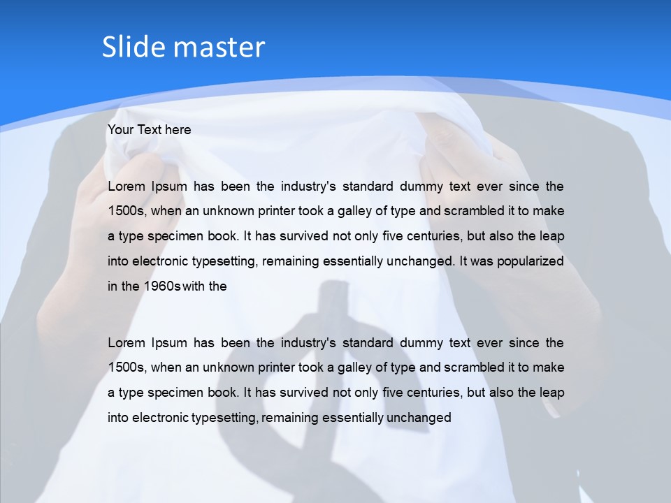 Portrait Person Capital PowerPoint Template