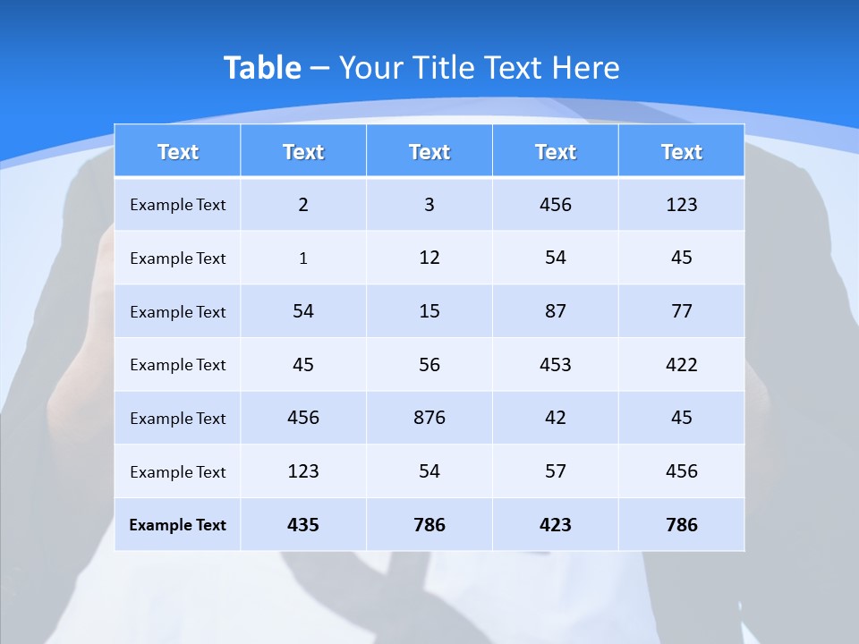 Portrait Person Capital PowerPoint Template