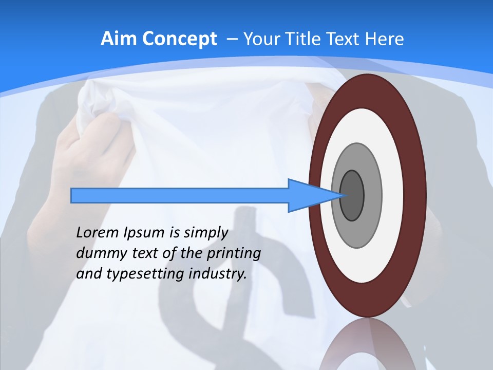Portrait Person Capital PowerPoint Template