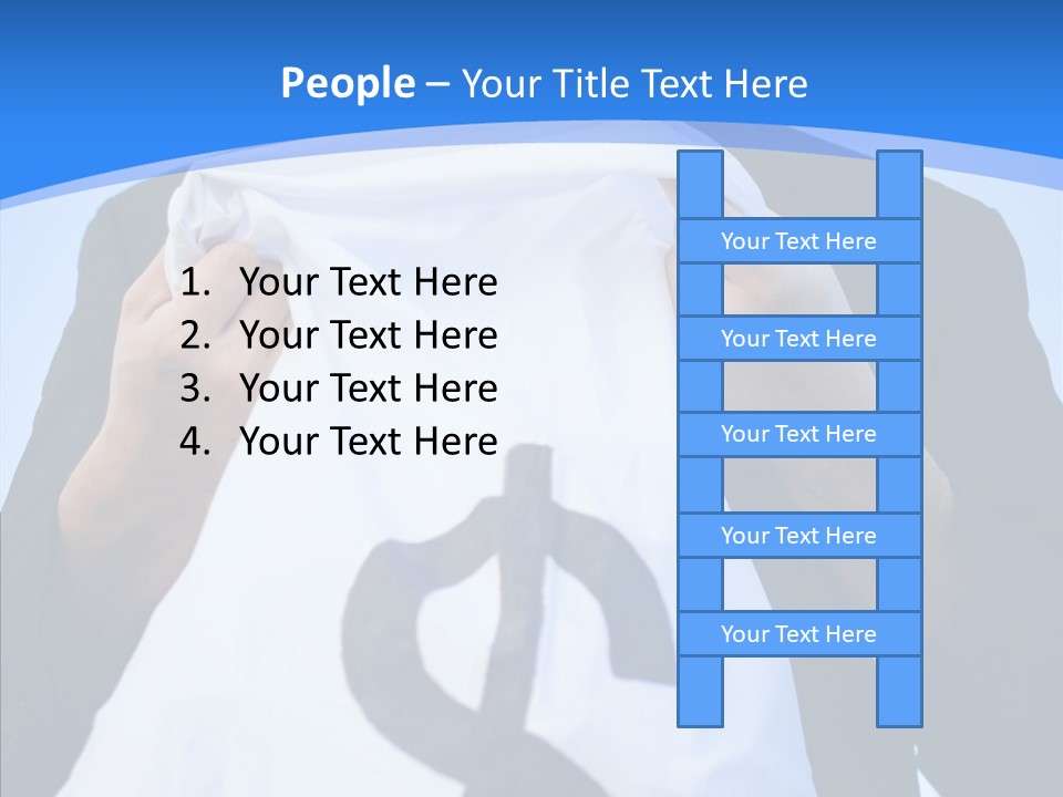 Portrait Person Capital PowerPoint Template