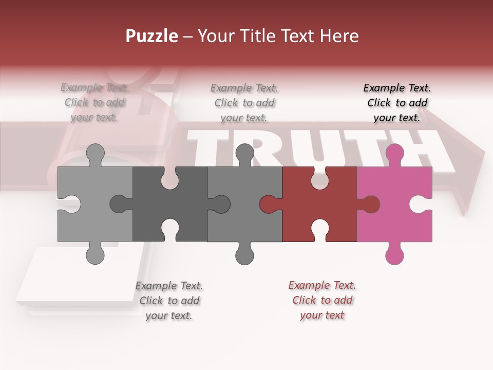 Uncovering Honesty Illustrated PowerPoint Template