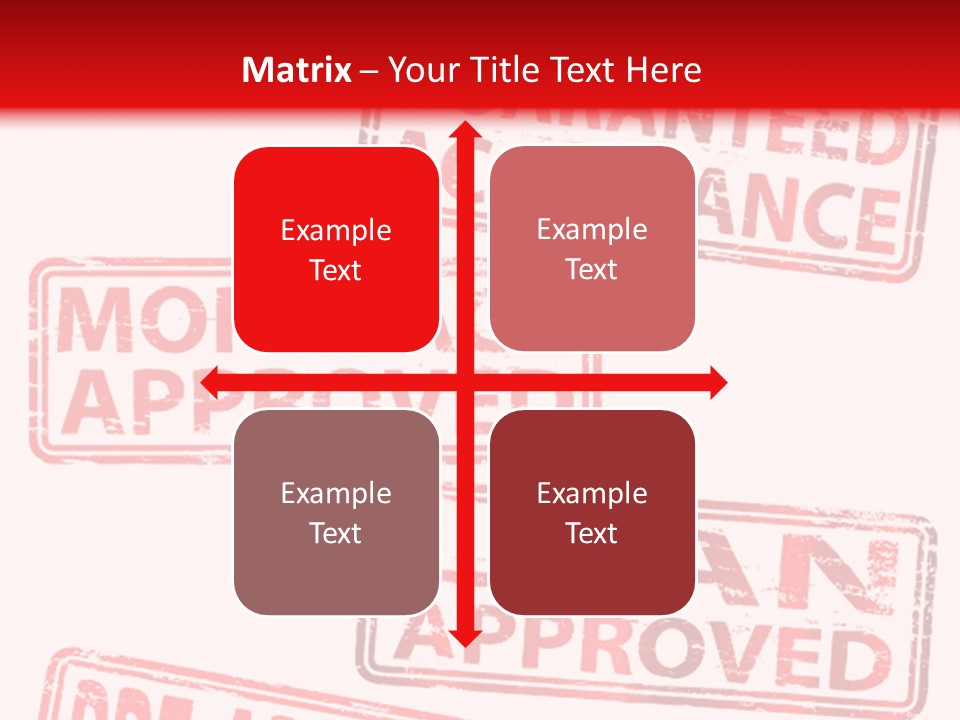 Ink Artwork Stamp PowerPoint Template