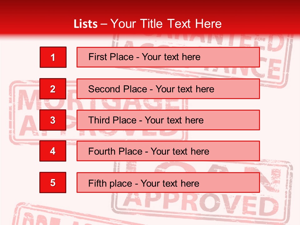 Ink Artwork Stamp PowerPoint Template