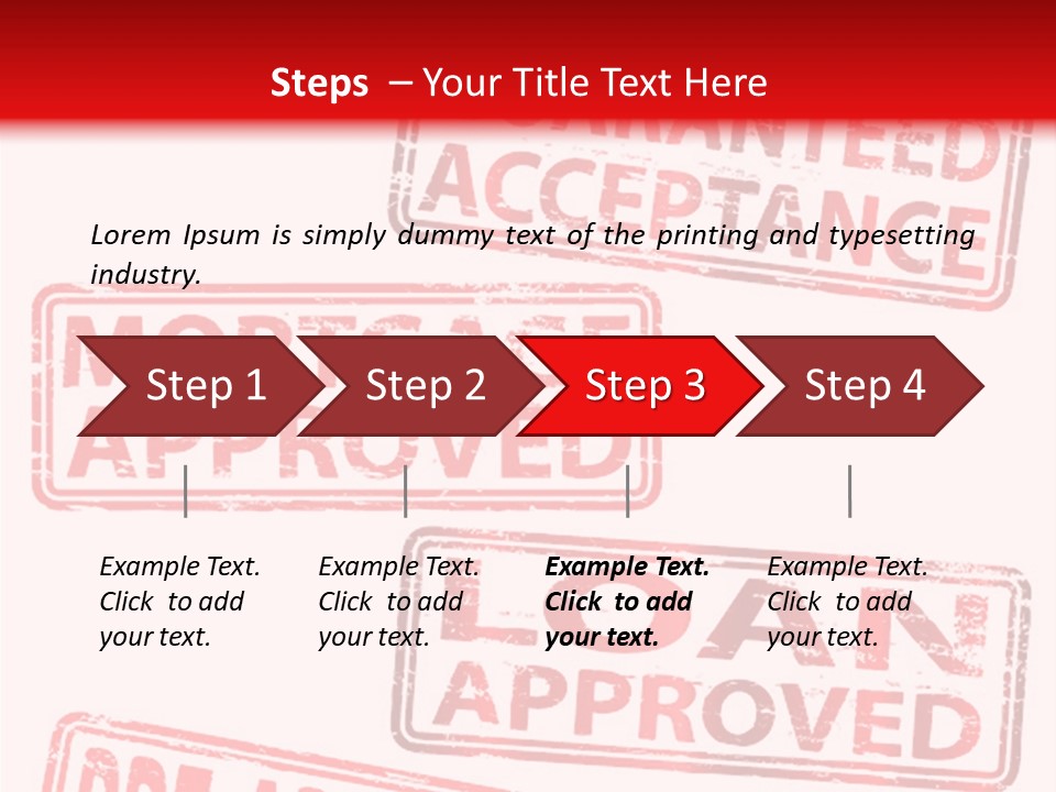Ink Artwork Stamp PowerPoint Template
