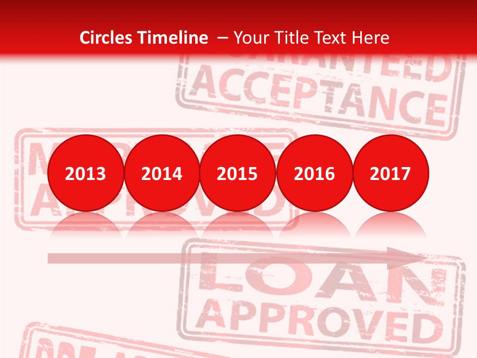 Ink Artwork Stamp PowerPoint Template