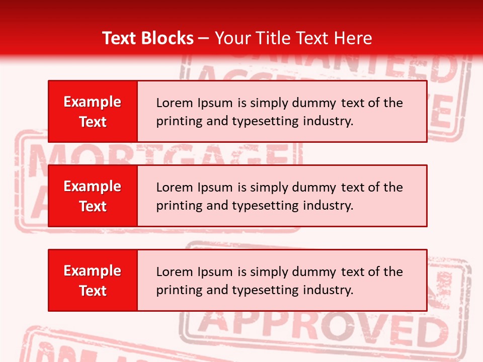 Ink Artwork Stamp PowerPoint Template