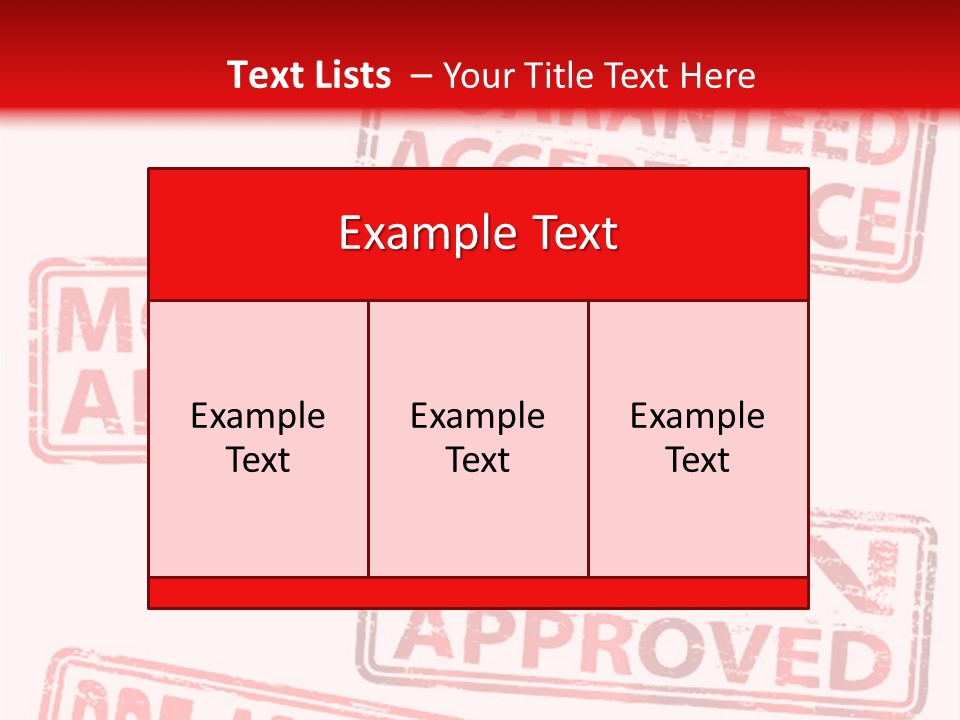 Ink Artwork Stamp PowerPoint Template